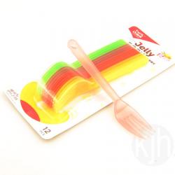 多彩喱叉，12支/板