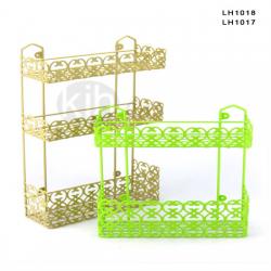 雕花方型二層、三層架