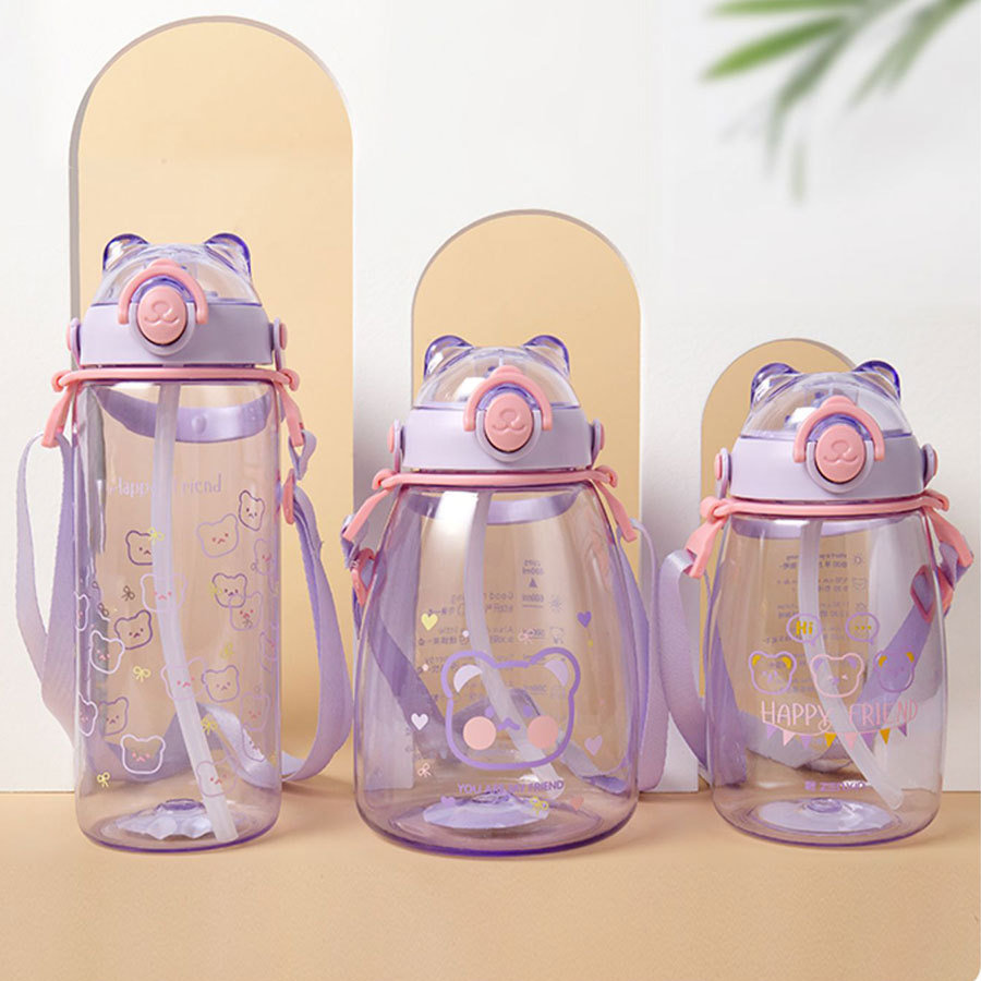 可愛小熊吸管杯(550ml